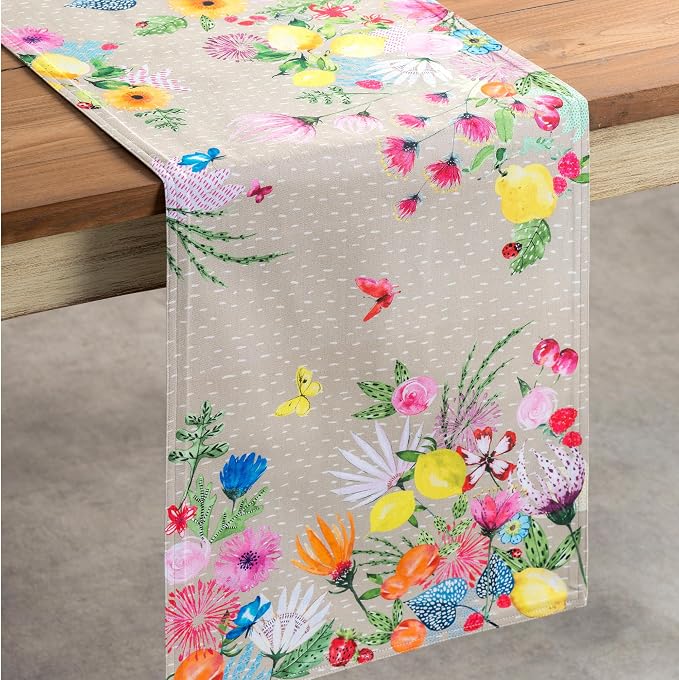 Maison d' Hermine Table Runner 100% Cotton 14.50" x 108" | Table Runners 108 - Image 9