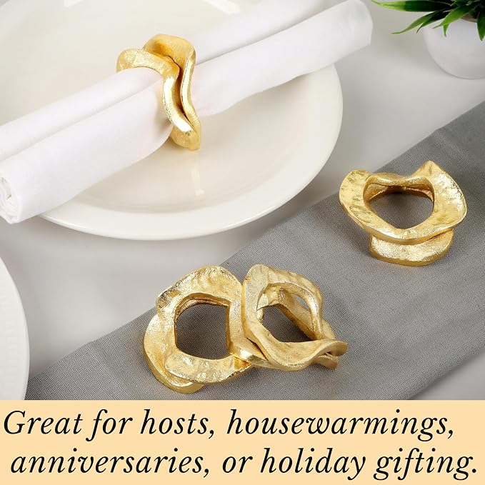ALPHA Living HOME Modren Napkin Rings - Image 7