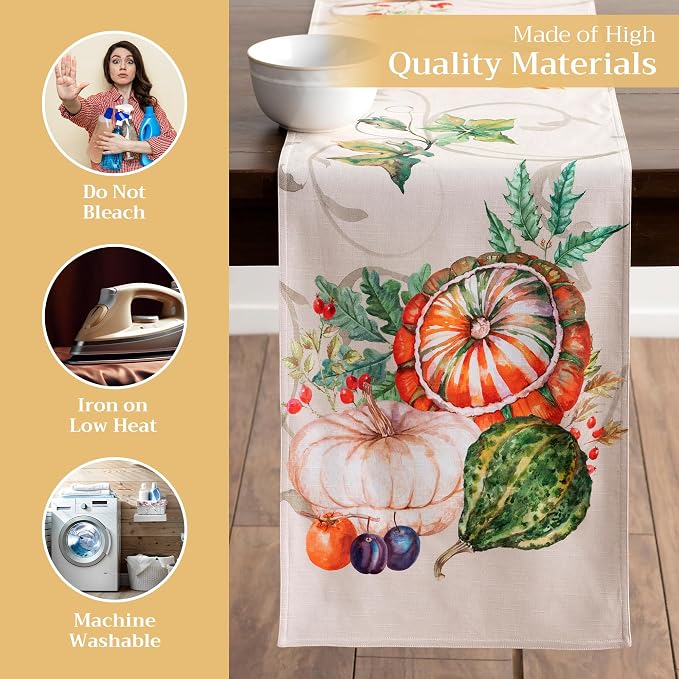 Maison d' Hermine Table Runner 100% Cotton 14.50" x 72" | Table Runners 72 - Image 3