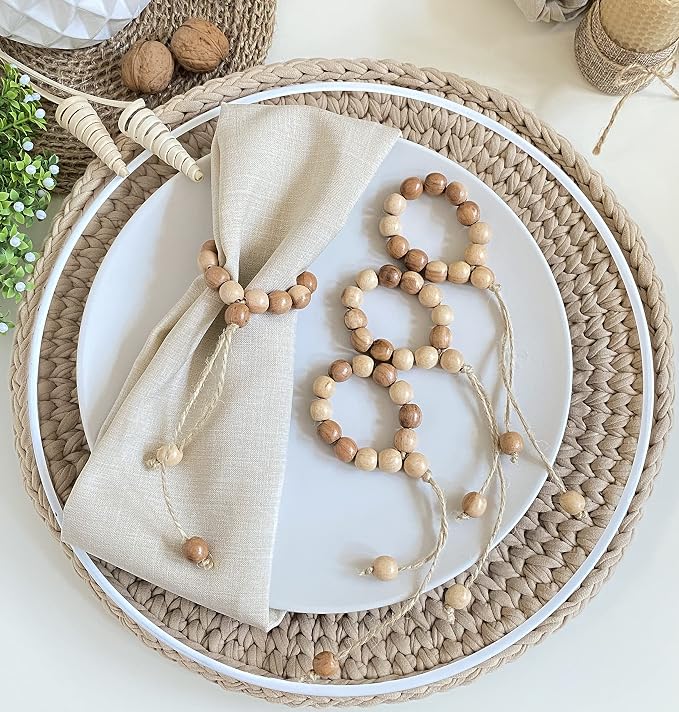 Napkin Rings Set of 6 - Image 4