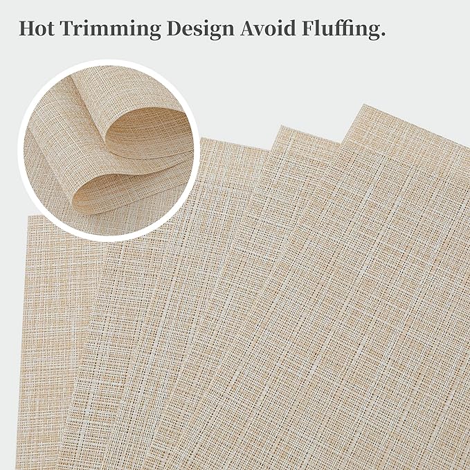 Leetaltree Beige Placemats Set of 4 - Image 3