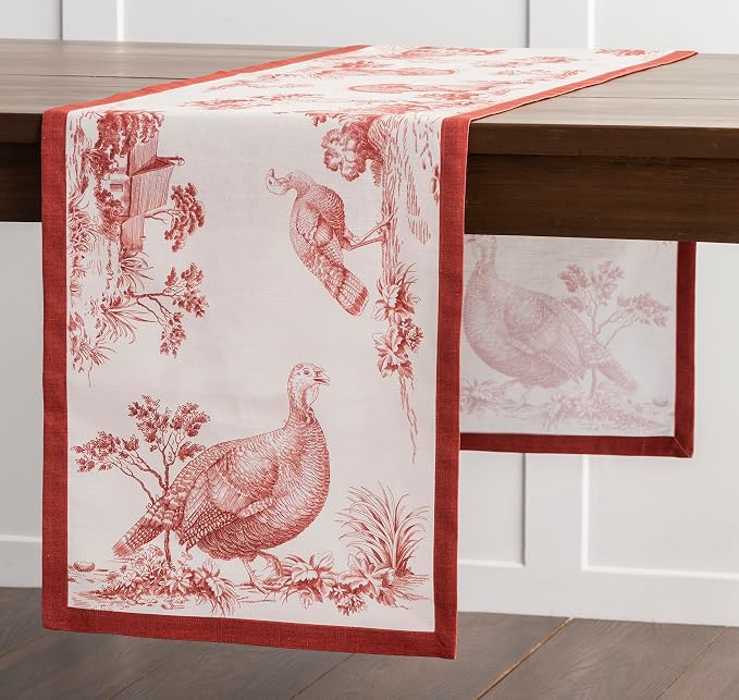 Maison d' Hermine Table Runner 100% Cotton 14.50" x 48" | Table Runners 48 - Image 7