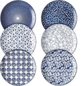 Selamica 10 inch Porcelain Dinner Plates, Large Size Ceramic Plates by Selamica