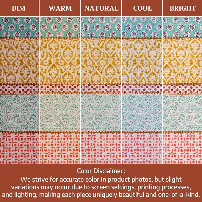 Maison d' Hermine Placemats Set of 4 Reusable 100% Cotton | Cloth Place Mats - Image 6