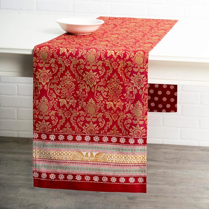 Maison d' Hermine Table Runner 100% Cotton 14.50" x 72" | Table Runners 72 - Image 8