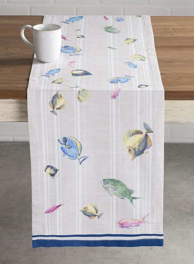 Maison d' Hermine Table Runner 100% Cotton 14.50" x 108" | Table Runners 108 - Image 9