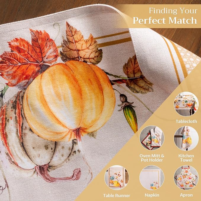 Maison d' Hermine Placemats Set of 4 Reusable 100% Cotton | Cloth Place Mats - Image 6