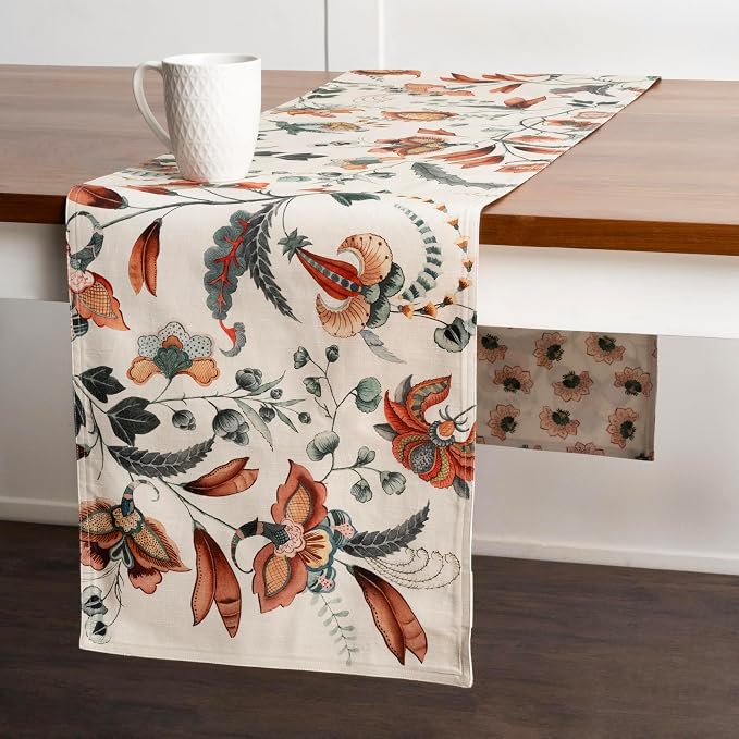 Maison d' Hermine Table Runner 100% Cotton 14.50" x 72" | Table Runners 72 - Image 9