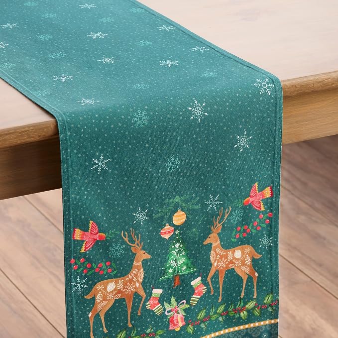 Maison d' Hermine Table Runner 100% Cotton 14.50" x 72" | Table Runners 72 - Image 9
