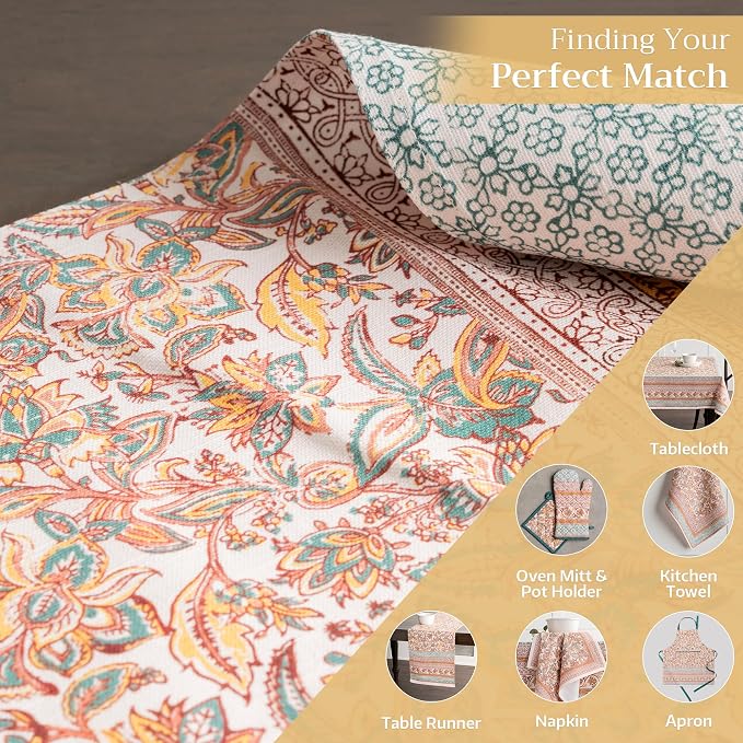Maison d' Hermine Placemats Set of 4 Reusable 100% Cotton | Cloth Place Mats - Image 6