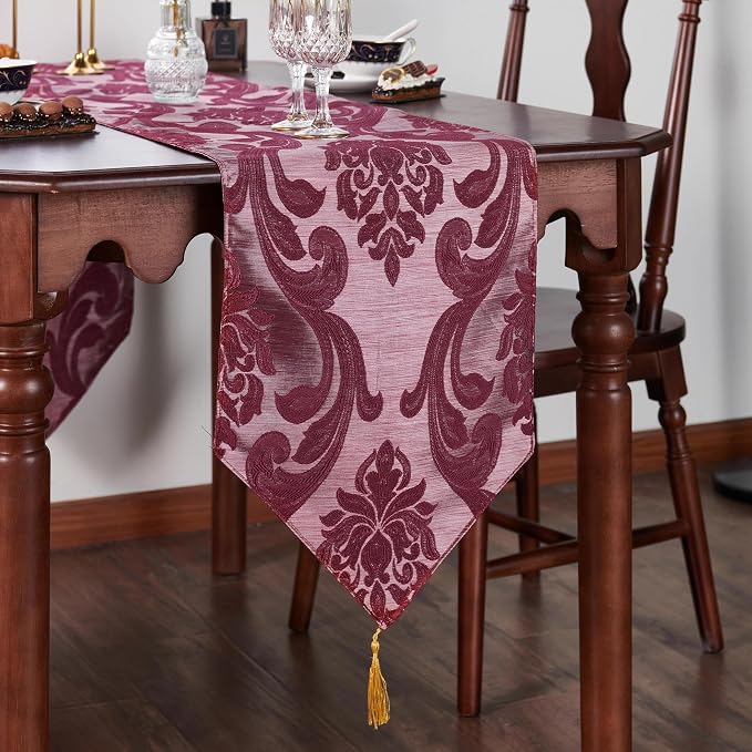 Elegant Luxury Table Runner for Dining Table, Vintage Design Premium Quality by NAPEARL