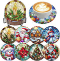 ijbnhd Christmas Diamond Art Coasters, 4x4 inch | DIY Kits by ijbnhd
