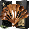 Zulay Kitchen 9-Piece Teak Wooden Utensils by ZulayKitchen