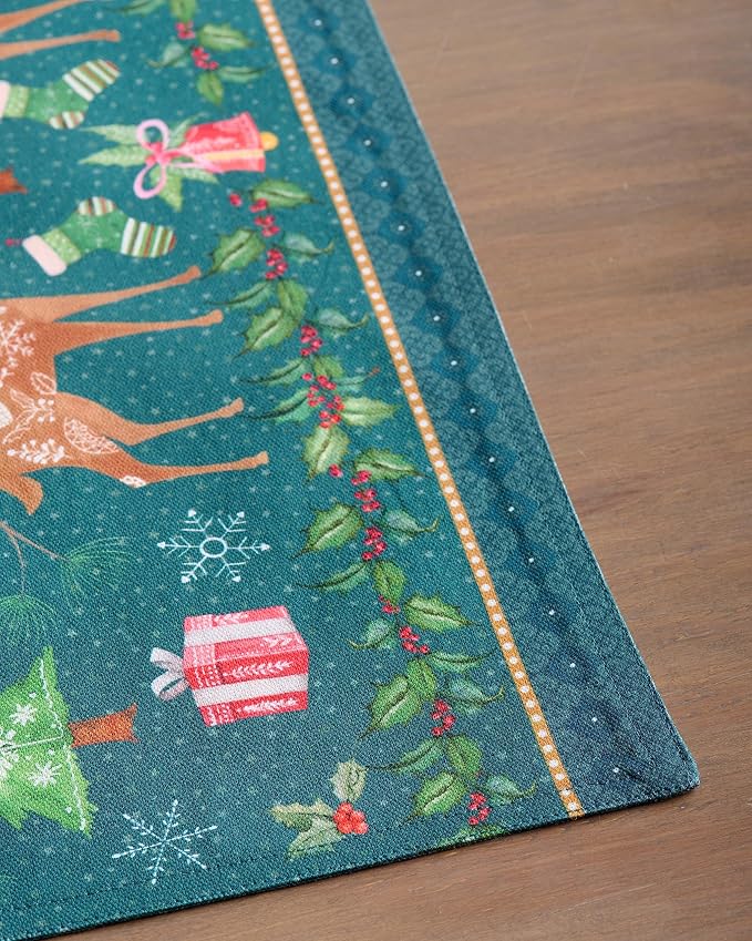 Maison d' Hermine Placemats Set of 4 Reusable 100% Cotton | Cloth Place Mats - Image 7