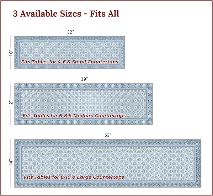 Heat Resistant Table Runner, 32 x 10 Inch - Image 4