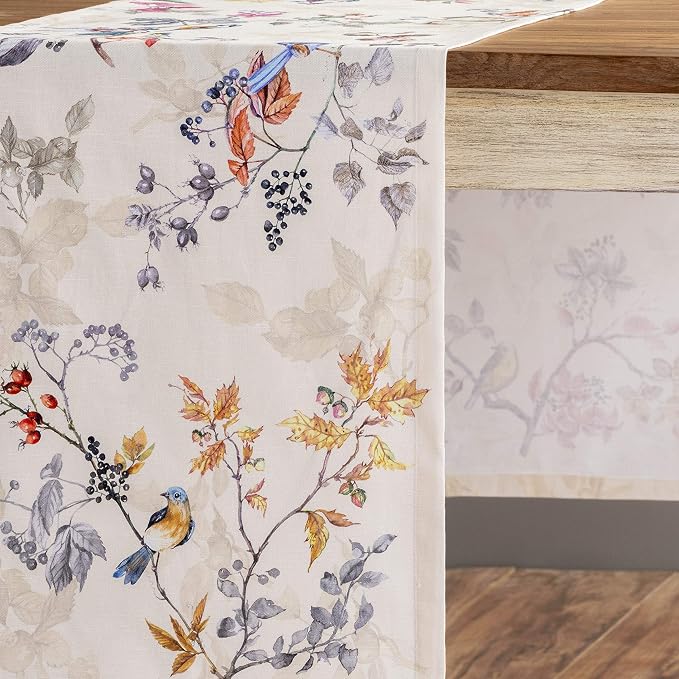 Maison d' Hermine Table Runner 100% Cotton 14.50" x 90" | Table Runners 90 - Image 6
