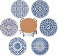 Drink Coasters for Drinks Set of 6, by TXIANT