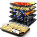 5 Pack Catering Trays with Lids – 15" Serving Tray with Lid, Heavy Duty by Unknown