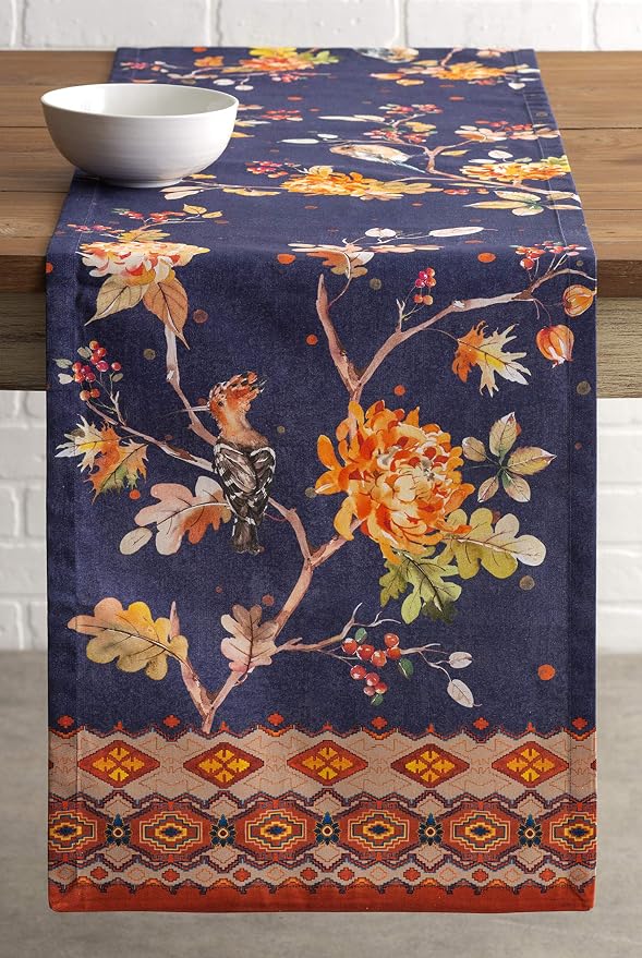 Maison d' Hermine Table Runner 100% Cotton 14.50" x 72" | Table Runners 72 - Image 9