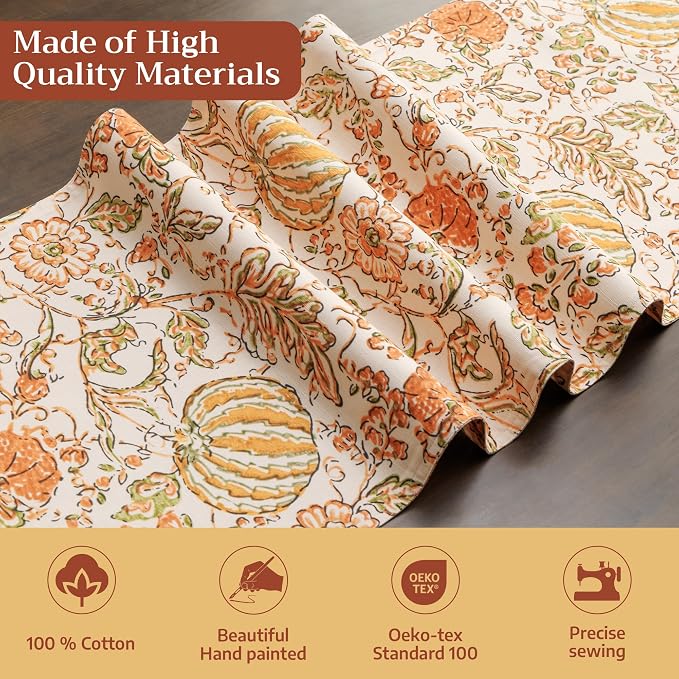 Maison d' Hermine Table Runner 100% Cotton 14.50" x 108" | Table Runners 108 - Image 3