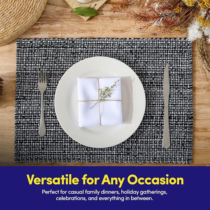 Sweet Home Collection 100% Cotton Placemats - Image 5