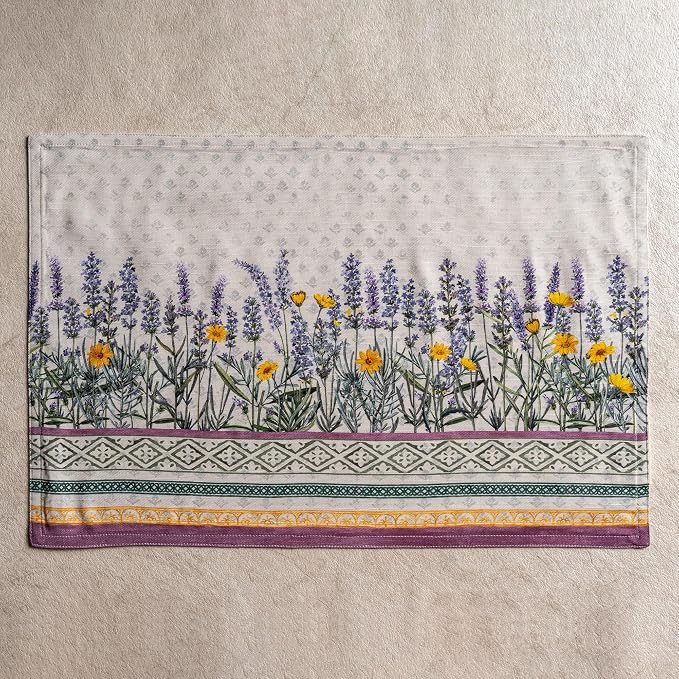 Maison d' Hermine Placemats Set of 4 Reusable 100% Cotton | Cloth Place Mats - Image 8