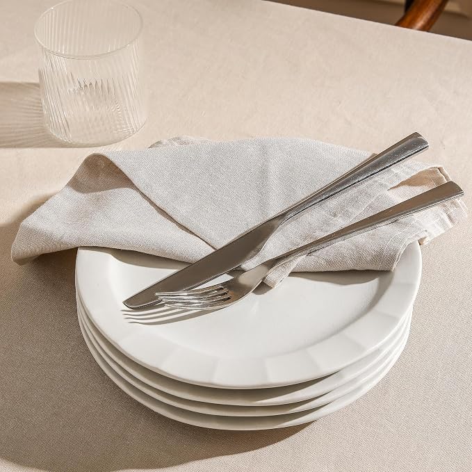 Stone Lain Oasis 4-Piece Salad Plate Set Stoneware - Image 2