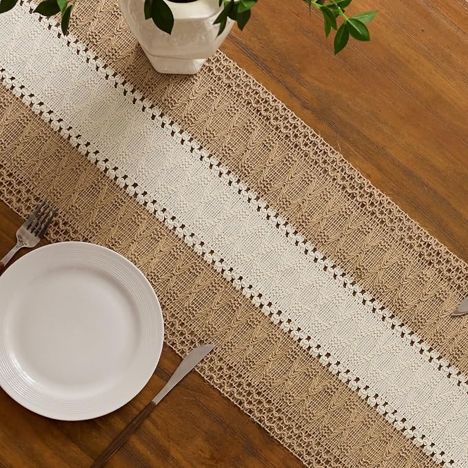 Baccessor Boho Macrame Table Runner - Image 7