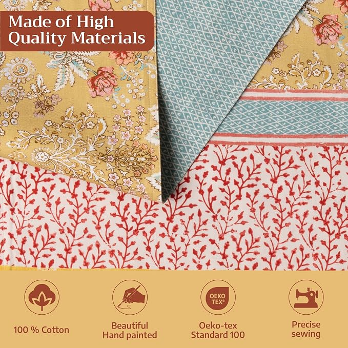 Maison d' Hermine Table Runner 100% Cotton 14.50" x 72" | Table Runners 72 - Image 3