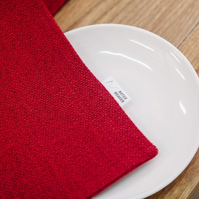 Soft Caddice Faux Linen Table Runner 2 Side - Image 5