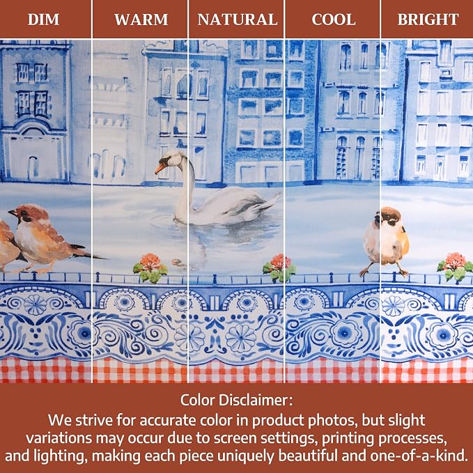 Maison d' Hermine Placemats Set of 4 Reusable 100% Cotton | Cloth Place Mats - Image 6