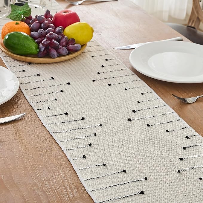 Table Runner 108 Inches Long, Boho Style - Image 6