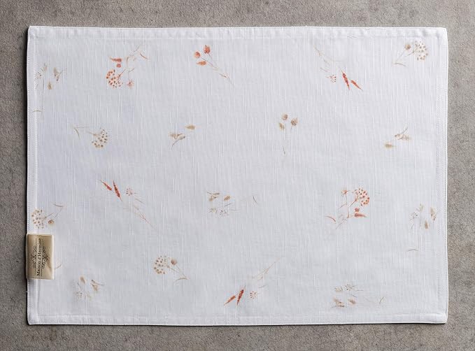 Maison d' Hermine Placemats Set of 4 Reusable 100% Cotton | Cloth Place Mats - Image 9