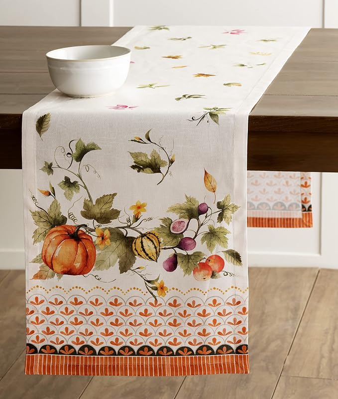 Maison d' Hermine Table Runner 100% Cotton 14.50" x 108" | Table Runners 108 - Image 9