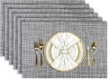 Aofmee Placemats, Placemats Set of 6, Heat Resistant Place Mats, Washable PVC by Aofmee