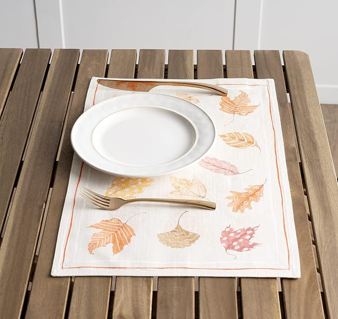 Maison d' Hermine Placemats Set of 4 Reusable 100% Cotton | Cloth Place Mats - Image 8