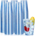 DaYammi 100 Pack Blue Plastic Cups 10 oz Disposable Cups Tumblers, Elegant Blue by DaYammiwillaccompanyyou