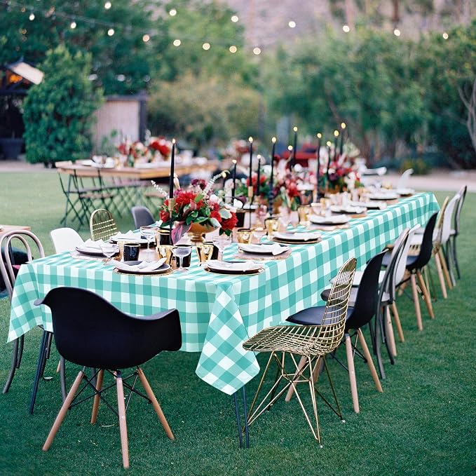 Checkered Square Tablecloth - Image 6