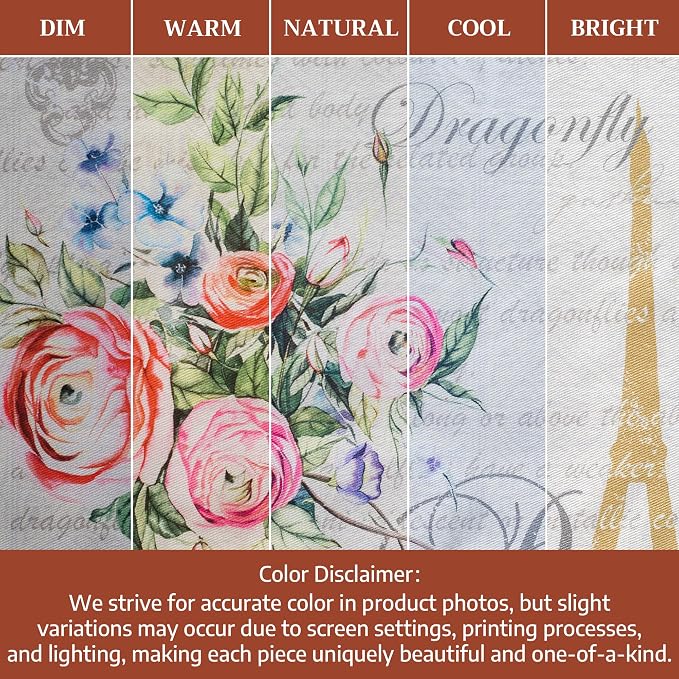 Maison d' Hermine Placemats Set of 2 Reusable 100% Cotton | Cloth Place Mats - Image 6