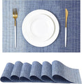 Leetaltree Gradient Blue Woven Placemats Set of 6 by Leetaltree-ArtatEveryTable