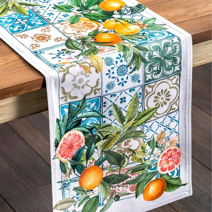 Maison d' Hermine Table Runner 100% Cotton 14.50" x 108" | Table Runners 108 - Image 9