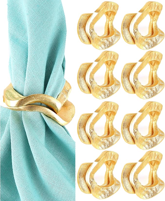 ALPHA Living HOME Modren Napkin Rings by ALPHALivingHOME