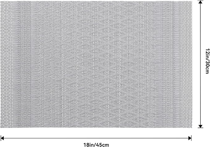 Leetaltree Lunar Grey Placemats Set of 4 - Image 9