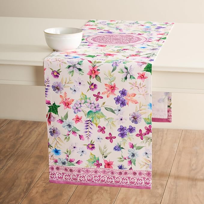Maison d' Hermine Table Runner 100% Cotton 14.50" x 72" | Table Runners 72 - Image 9