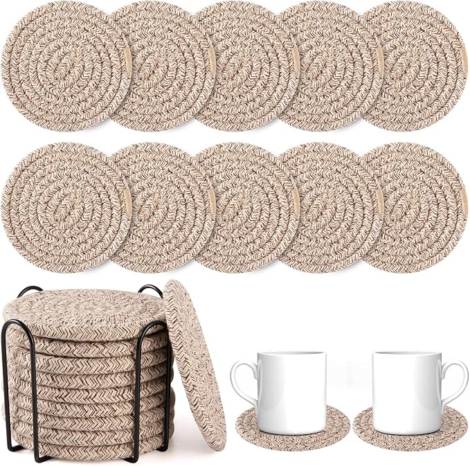 OIAHOMY 10 Pcs Drink Coasters - Image 4