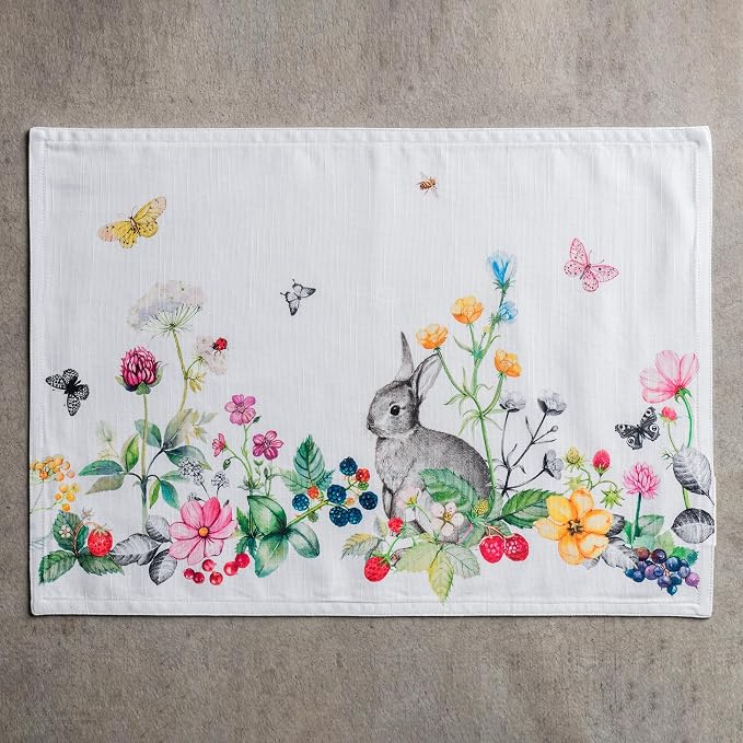 Maison d' Hermine Placemats Set of 4 Reusable 100% Cotton | Cloth Place Mats - Image 8