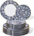 Blue Plastic Plates, anniversaries, or party. by Hioasis