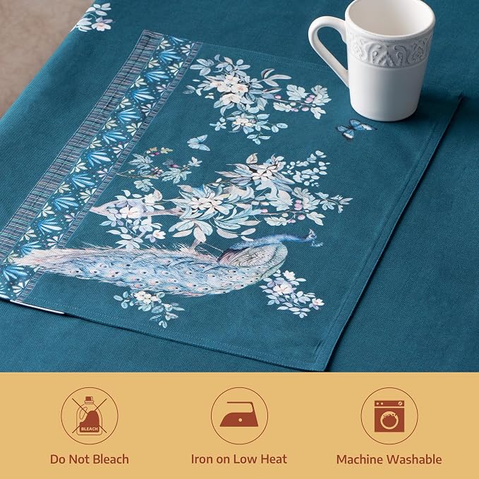 Maison d' Hermine Placemats Set of 4 Reusable 100% Combed Cotton | Cloth Place - Image 8