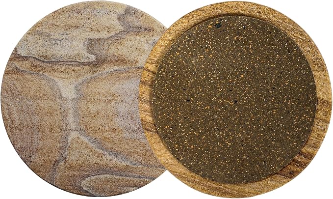 Sandstone Water Absorbent Hand Crafted Round Coasters - Image 5