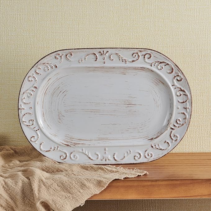Pfaltzgraff Trellis Serving Platter, 13.75 inch - Image 3